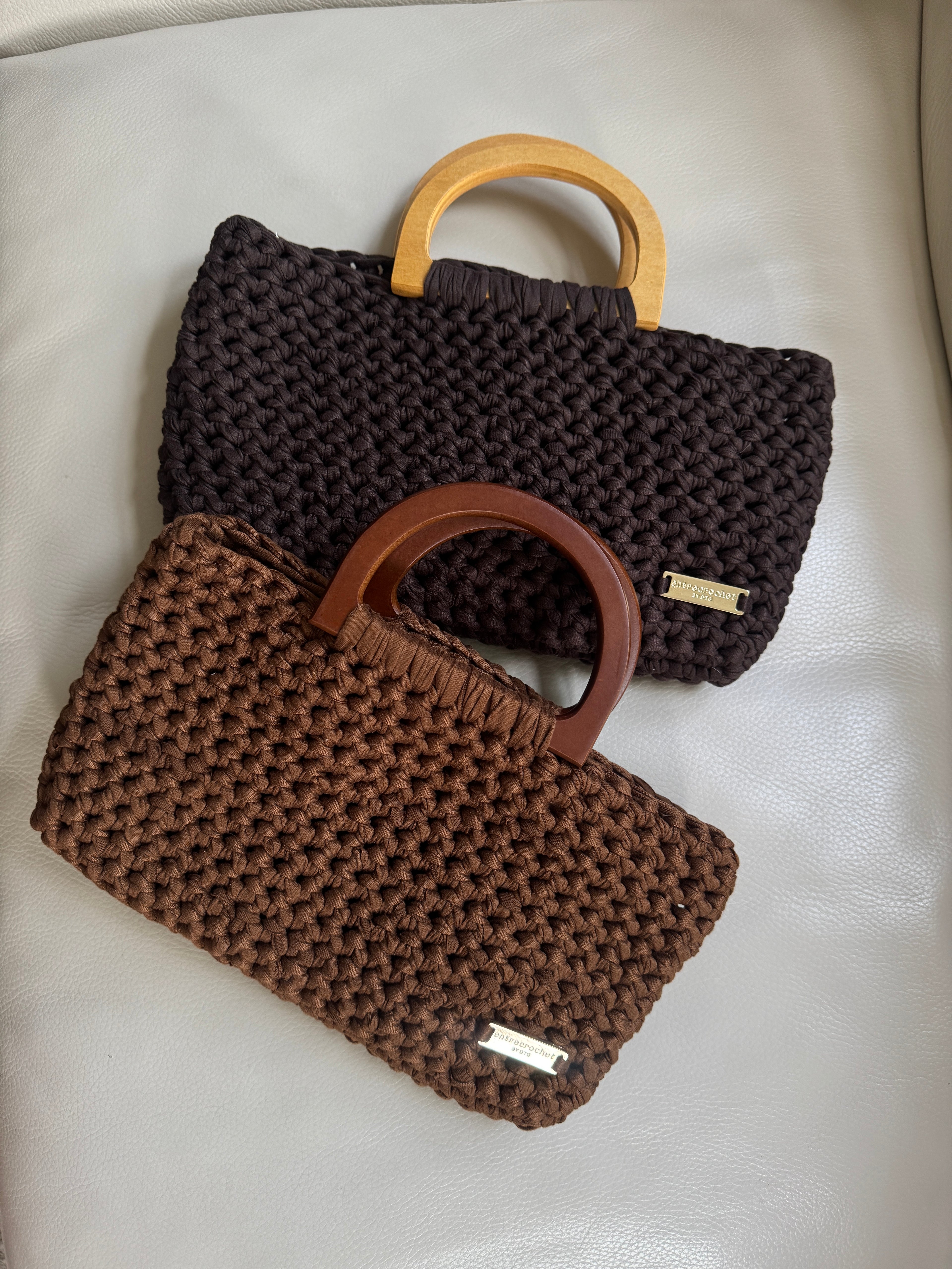 Wood Handle Tote